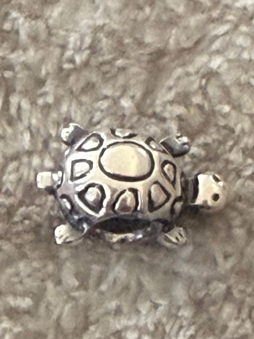 Pandora Silver Turtle Charm - Silver